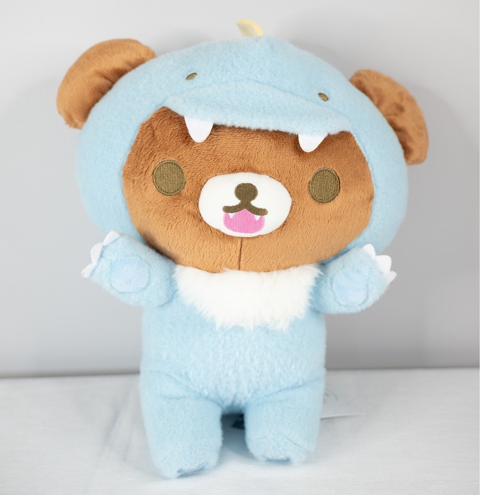 Cute Fangs Chairokoguma Dino 16" Plush from Round 1 San-X Rilakkuma Series